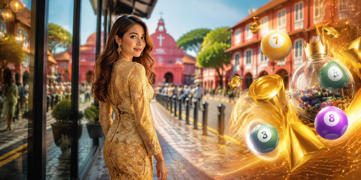Suasana permainan kasino langsung di Melaka dengan dealer berbaju kebaya tradisional