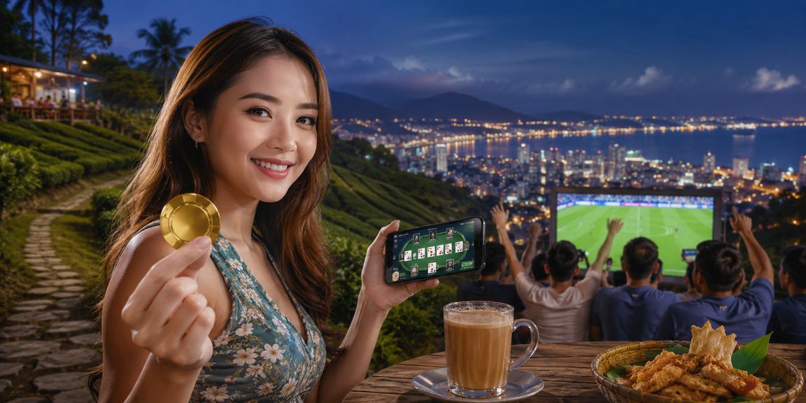Pemain dari Seremban menikmati permainan rummy dalam persekitaran kasino langsung